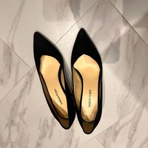 Sarah Flint Black Leather Flats